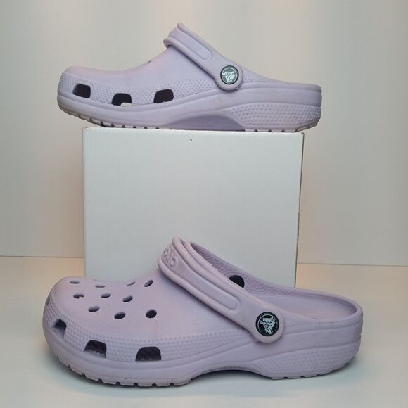 CROCS Shoes - Crocs Classic Clogs Mens5/Womens7 Purple Unisex Slip On Shoes